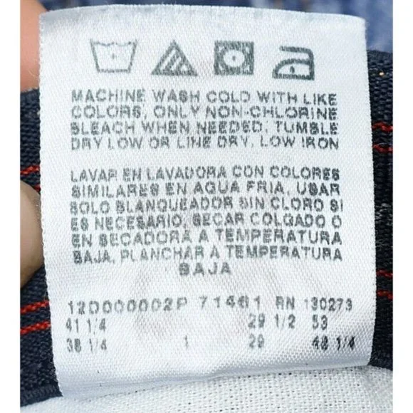 WRANGLER COMFORT 38x29 Denim Medium Wash Americana Preppy Classic Cabin Core - Picture 7 of 7